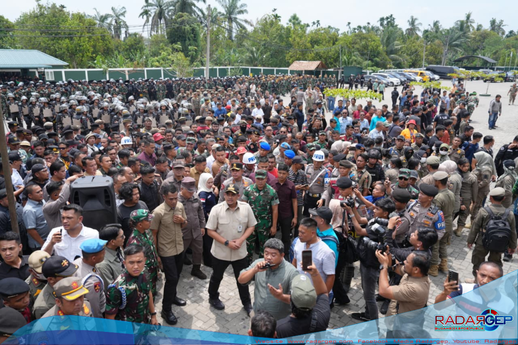 Tim gabungan Polda Sumut, Kodam I/BB dan Pemprov Sumut Rubuhkan THM Marcopolo